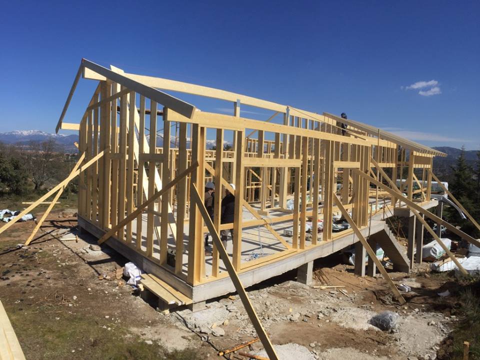 estructura de madera