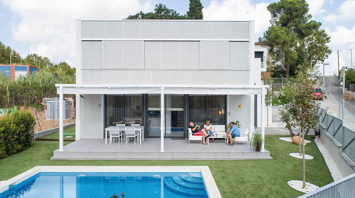Vivienda BioPasiva en Sant Cugat, en entorno urbano